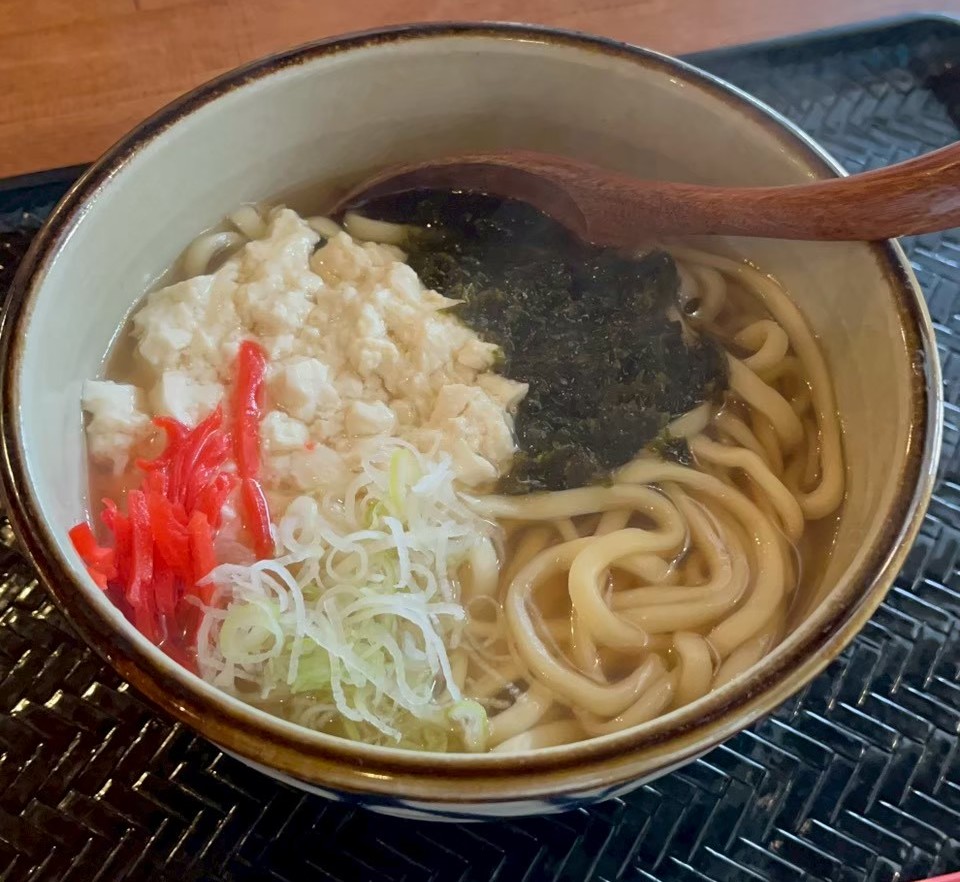 「あはり」のゆし豆腐そば
